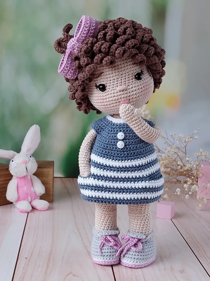 Crochet pattern doll. Tutorial doll. Crochet pattern amigurumi doll. Doll paterns. Doll pattern in english. Amigurumi.