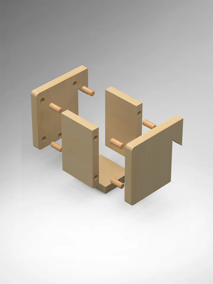 Pen box Rack Plans (PDF, SVG) for Workshop – DIY French Cleat Storage System