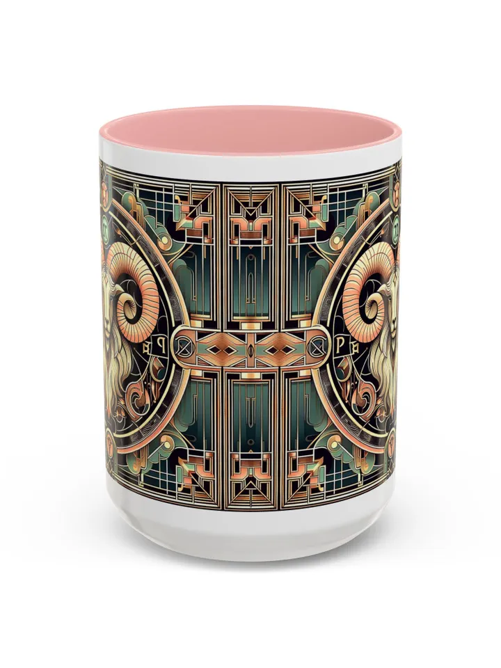 Aries Zodiac Sign Coffee Mug 11oz 15oz, Passionate, Bold Fiery Energy Mug, Aries Birthday Gift, Astrology Mug, Aries Horoscope Cup