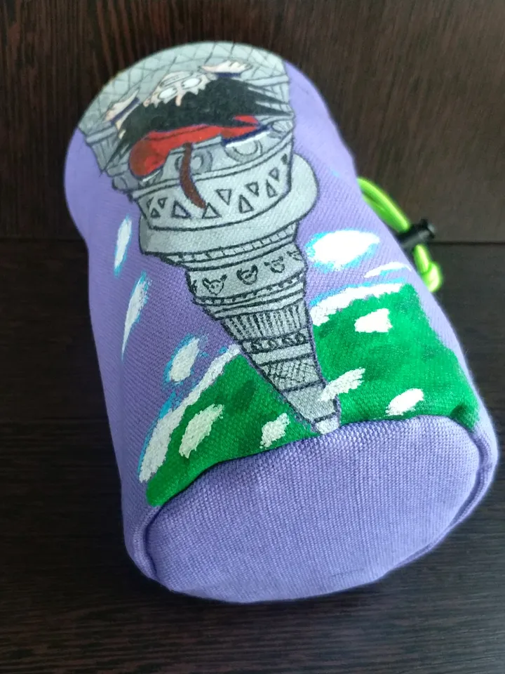 Chalk bag Anime Goku for rock climbing