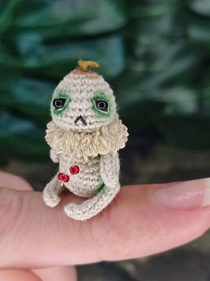 PDF crochet pattern mushroom doll. Crochet miniature pattern. Little mushroom toy pattern. DIY cute toy. Tutorial