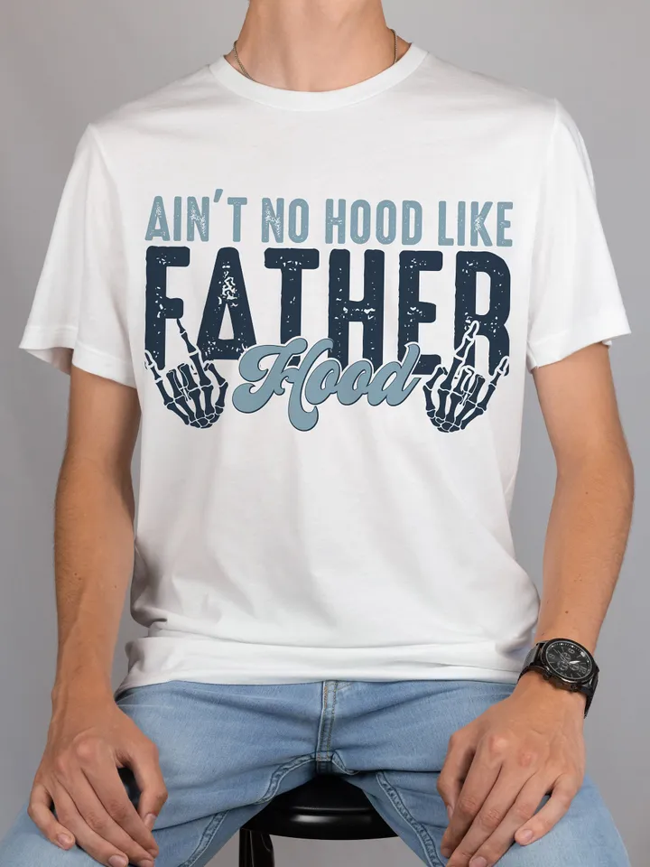 Ain't No Hood like Fatherhood,Rocker Dad,Skull png,Fathers Day PNG,Beer png,Dad life png,Cool Dad, Best Dad Ever Png,Fathers Day,