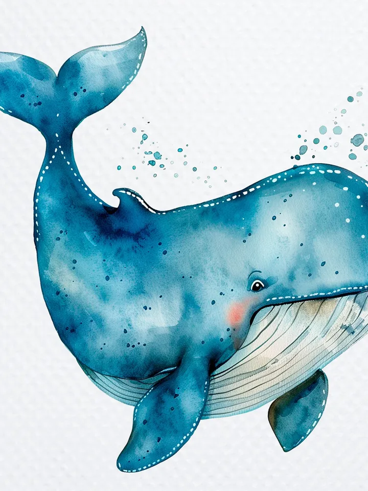 14 Cartoon Whale PNG Clipart, Whale Illustration, Printable Watercolor  Cartoon Whale png for sublimation, Whale  Paper craft, junk journal
