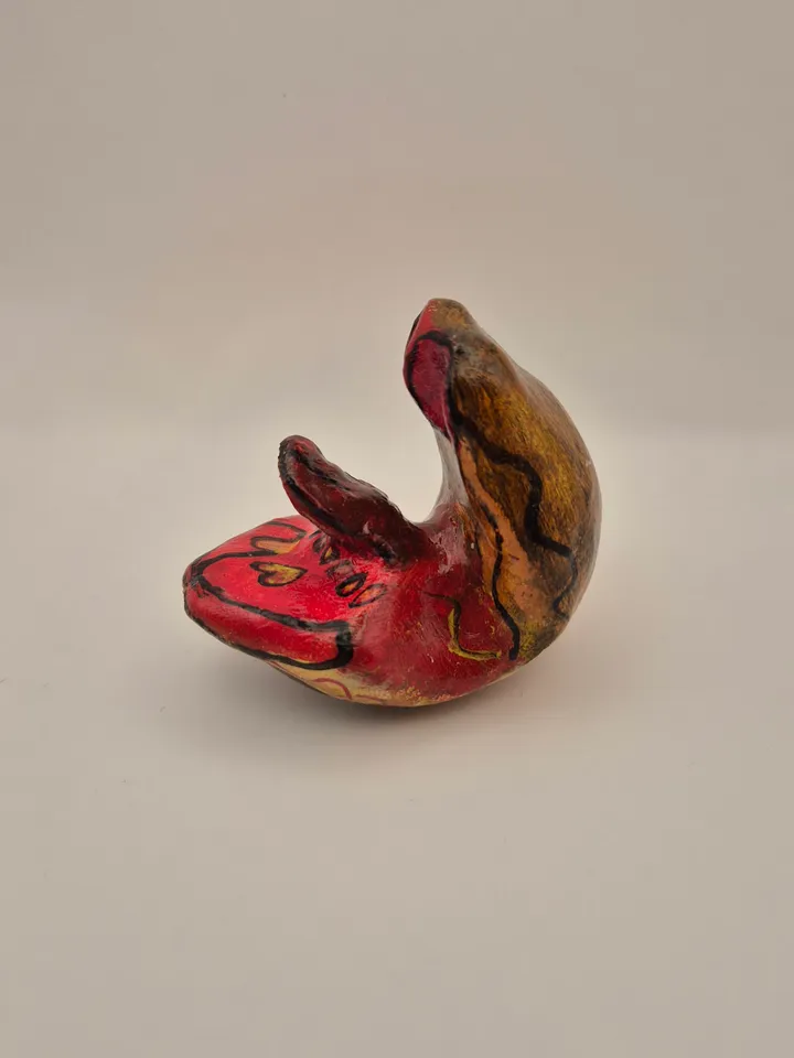 Mexican language made of polymer clay