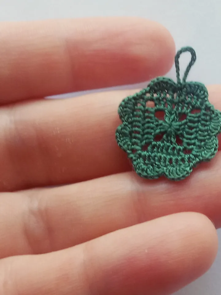 Miniature Shamrock Potholders Set of 10