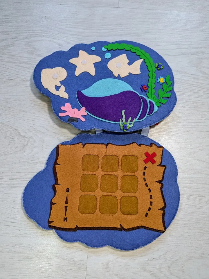 The Little Mermaid felt educational book.