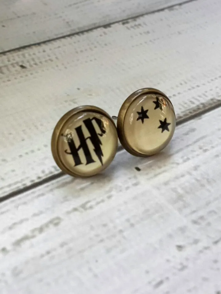 You're my favourite muggle earrings, Harry Potter Earrings, Harry Potter studs gift