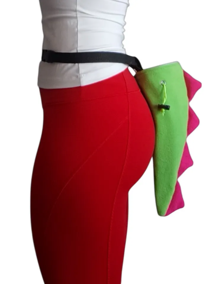 Chalk bag Dino Tail green for rock climbing