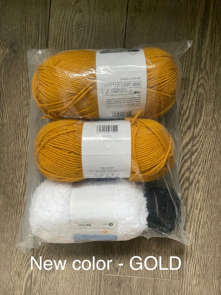 KNIT KIT - Fuzzy Sheep Baby Blanket, DIY Knit Baby Blanket, Baby Gift, 2 Sizes
