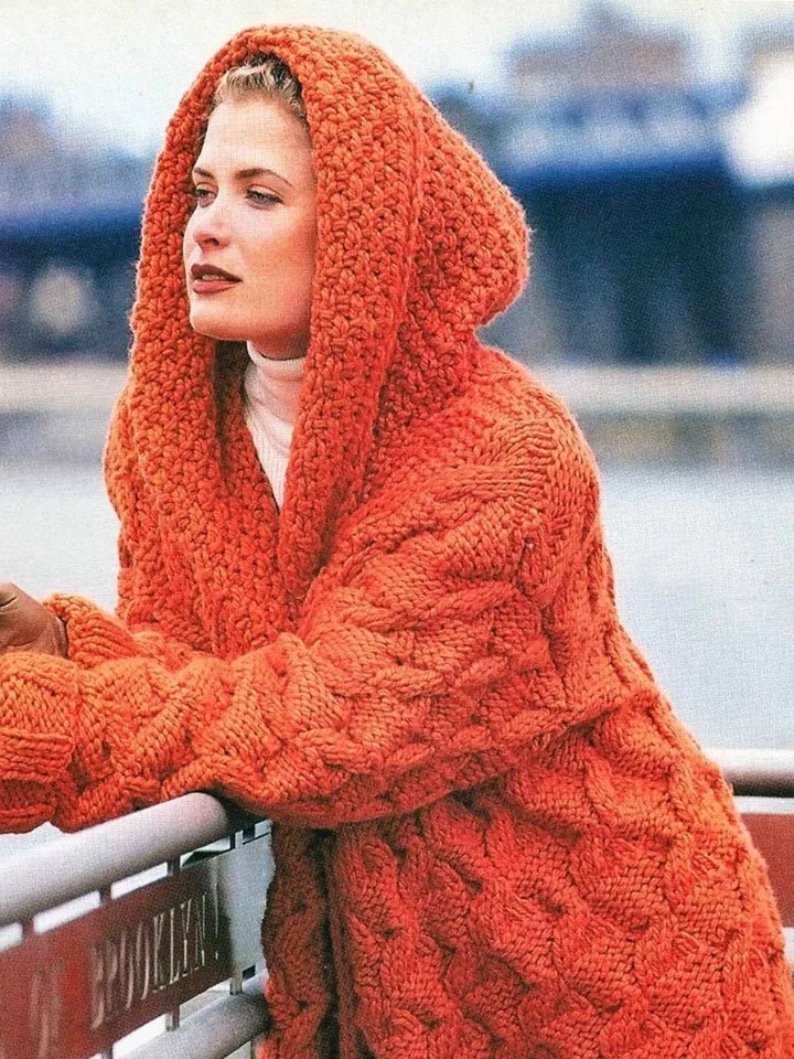 Cardigan pattern, women cardigan, knitting pattern, long cardigan pdf