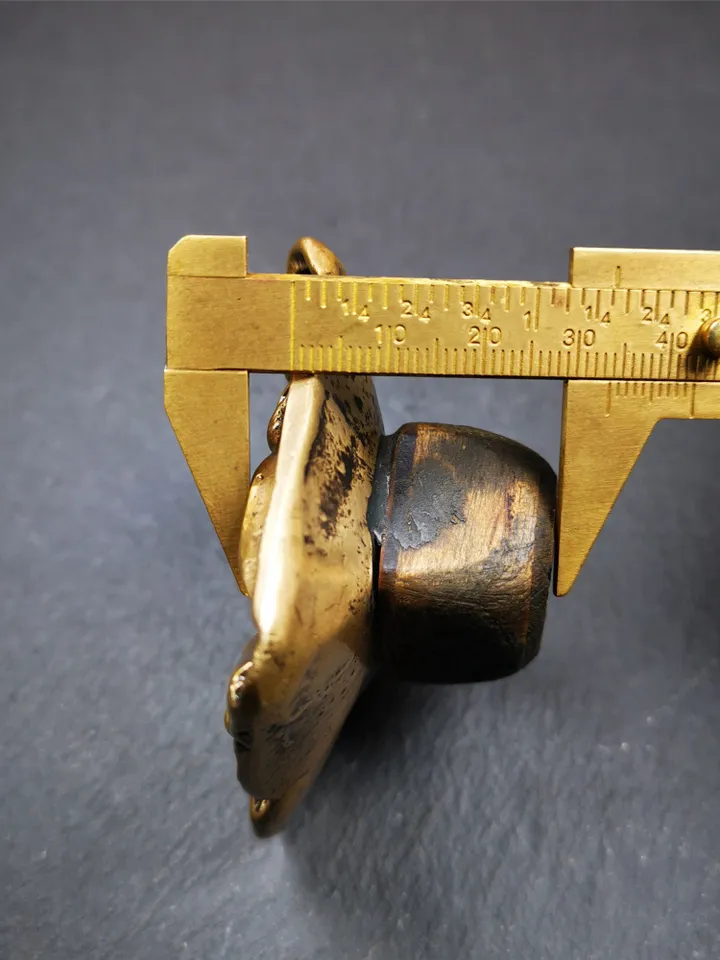 Gandhanra Old Tibetan Buddha Statue Tsa Tsa Mold, Mahakala Tsha Tsha Mould For Making Clay Statue,2.36&quot;,about 70 Years Old