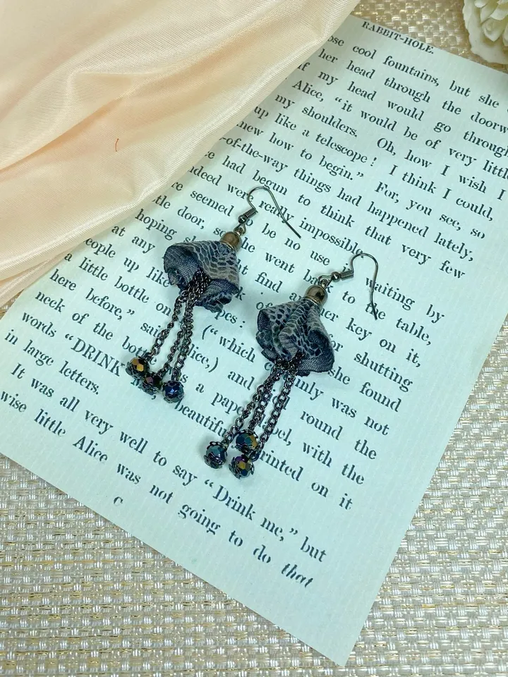 Handmade earrings. Individual design.