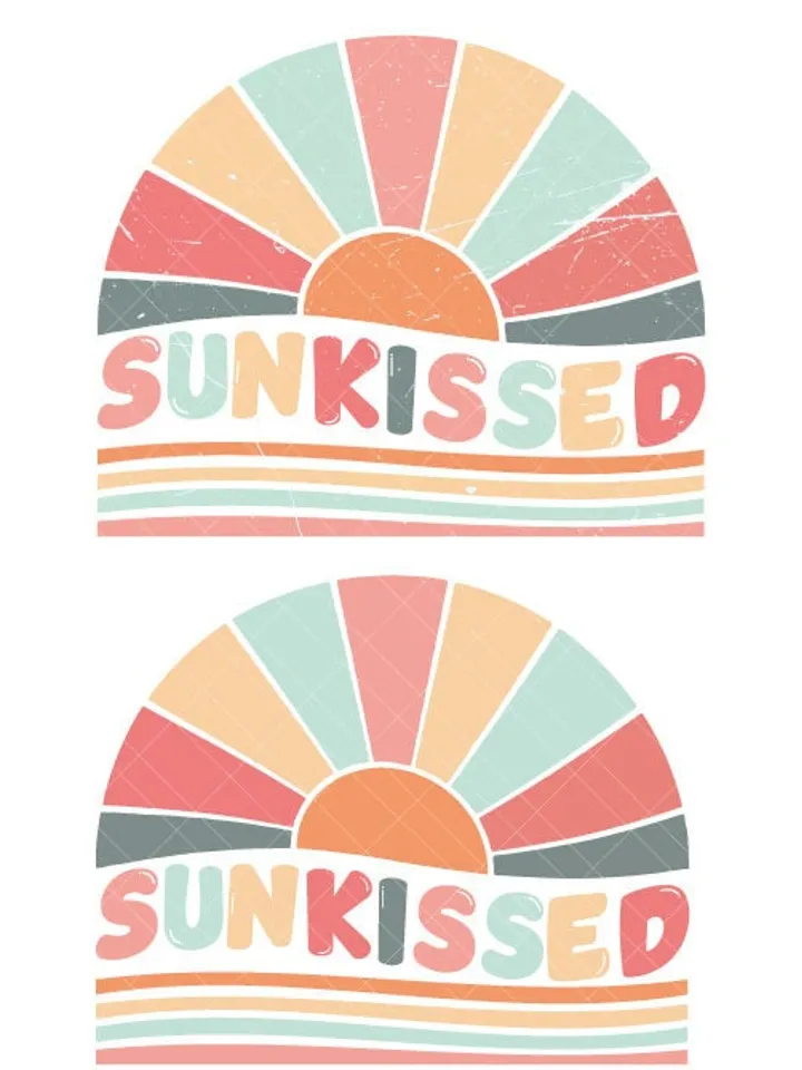 Sunkissed PNG svg, Summer svg PNG, Beach Life, Rainbow Png, Designs Downloads, Boho Sublimations, PNG, Clipart, Shirt Design Sublimation