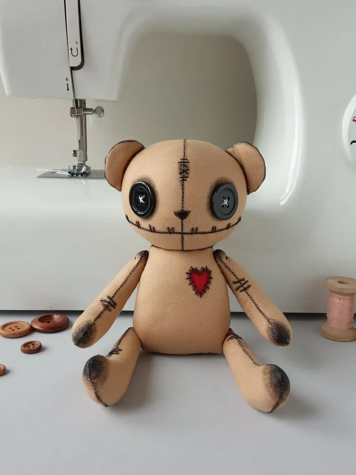 Handmade Bear Doll – Beige