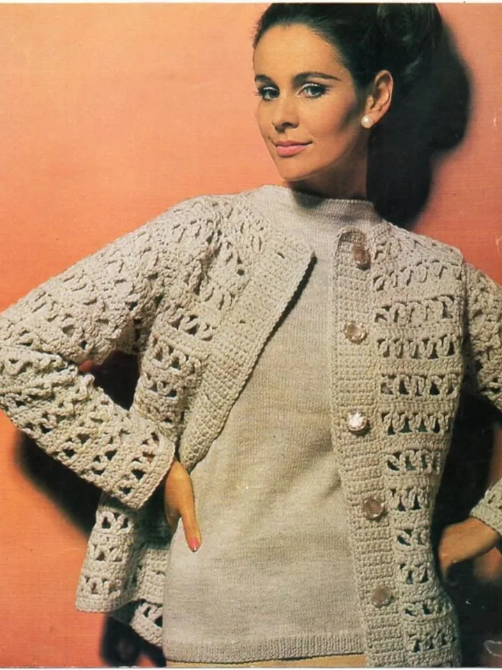 Cardigan crochet, patterns, sweater knitting patterns women ladies cardigan sweater instant download