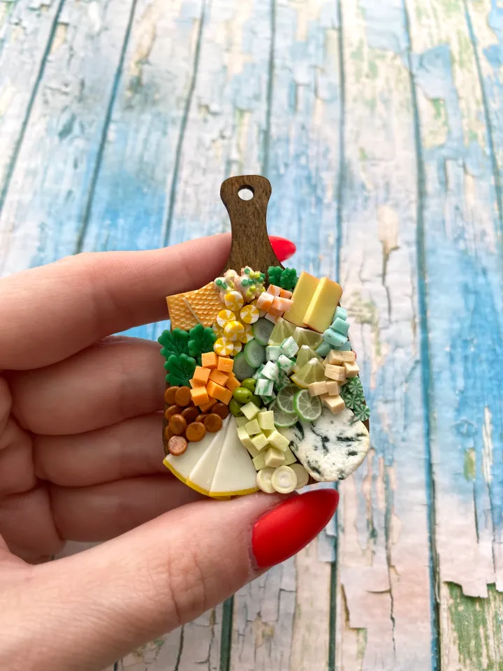 Magnet Miniature St Patrick Day Board with Polymer clay Souvenir