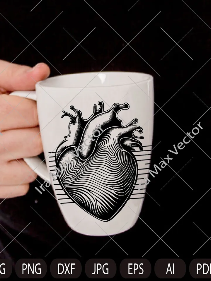 Heart Svg , Heart realistic, Hand Drawn Heart svg, Open Heart Svg, Doodle Heart Svg, Sketch Heart Svg, Love Svg,Valentine Svg,Png,Dxf