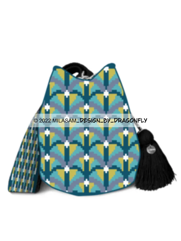 Wayuu mochila bag patterns / Set Modern