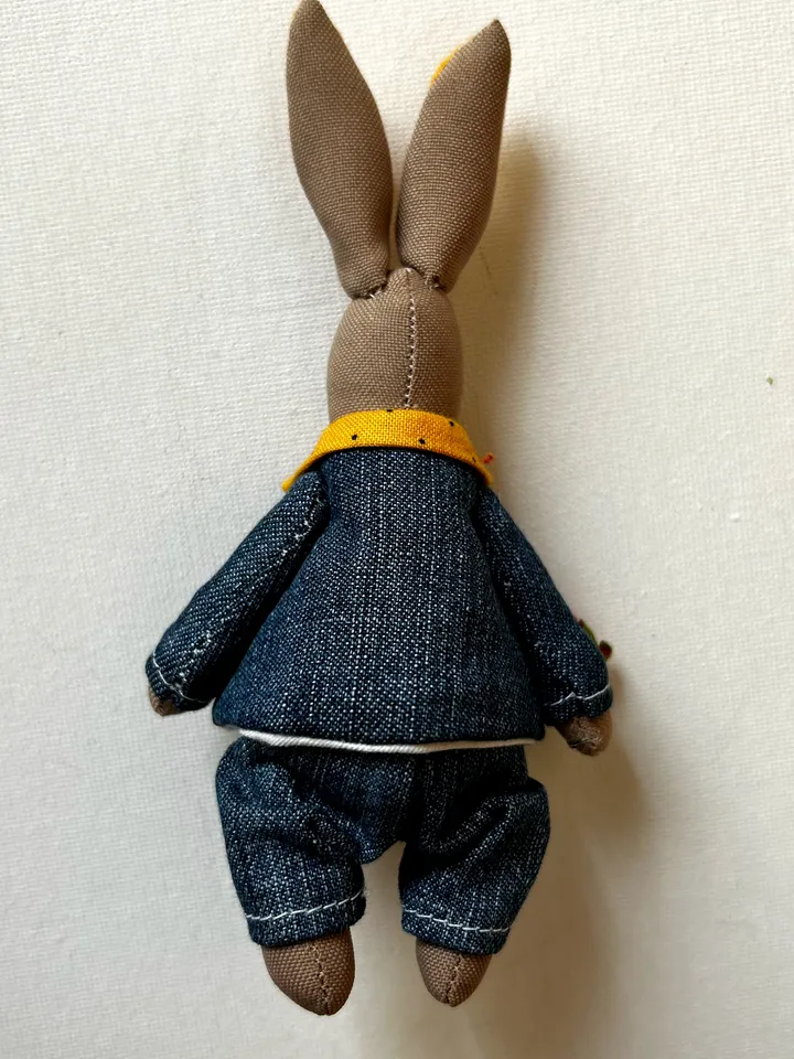 A romantic pair of rabbits. An exclusive interior toy. A unique gift. Completely handmade