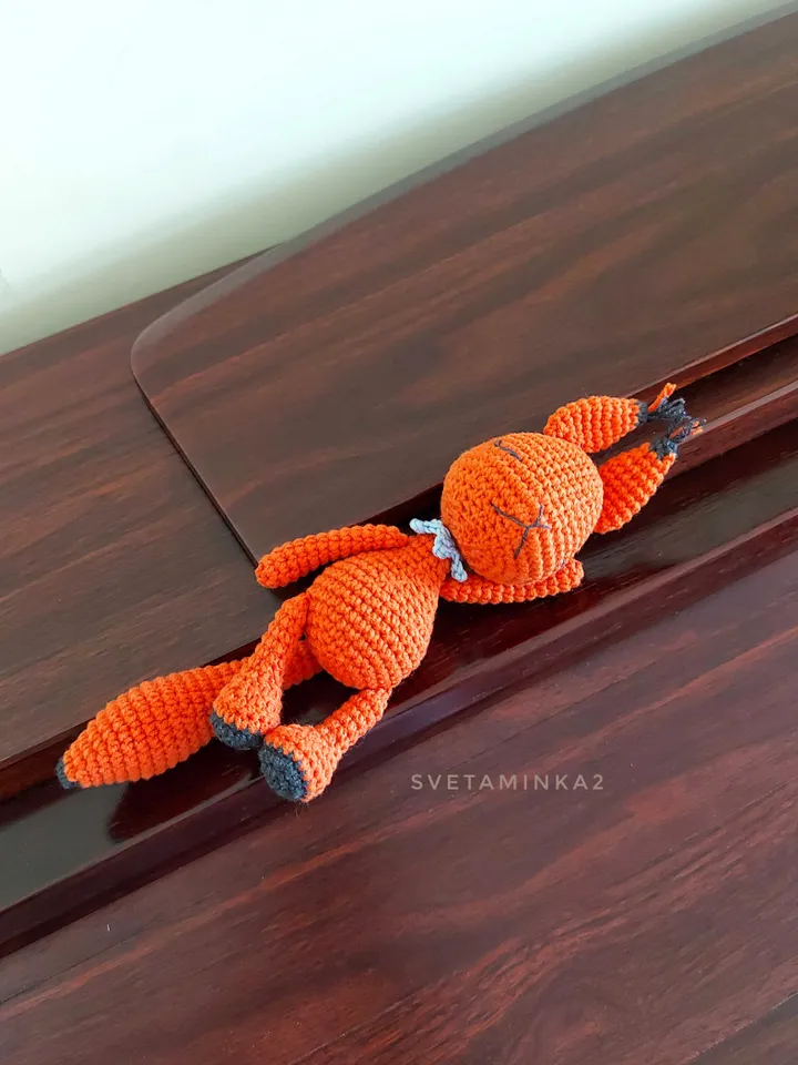 Squirrel Crochet Pattern Cute Amigurumi Animal Toy. Digital Download. PDF.