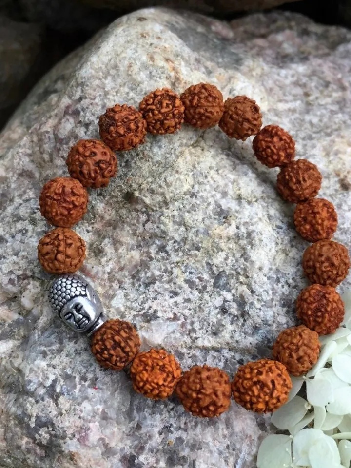 Genuine Rudraksha Seed bracelet | Bali Jewerly | Buddha Bead Bracelet | Sacred Jewerly | Healing Bracelet | Gift for Her | Aromatherapy