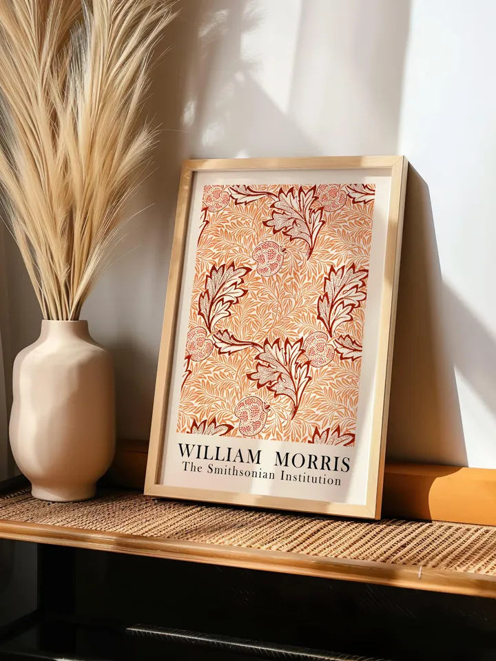 William Morris Wall Art, Vintage Botanical Print, Floral Poster Arts Decor, Digital Download, William Morris Print Digital Download 012