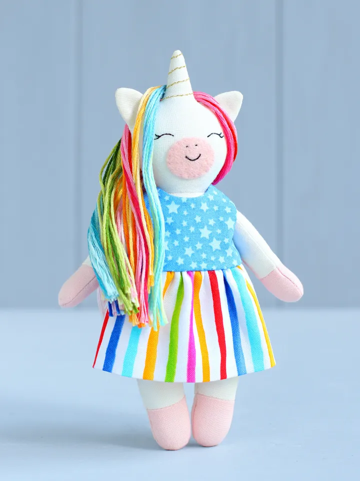 PDF Mini Unicorn Stuffed Animal Sewing Pattern
