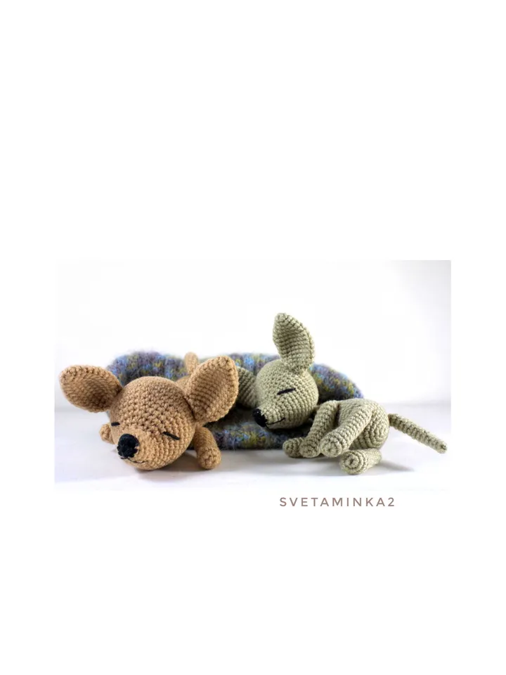Crochet Chihuahua Pattern. Amigurumi Dog. Digital Download. PDF.
