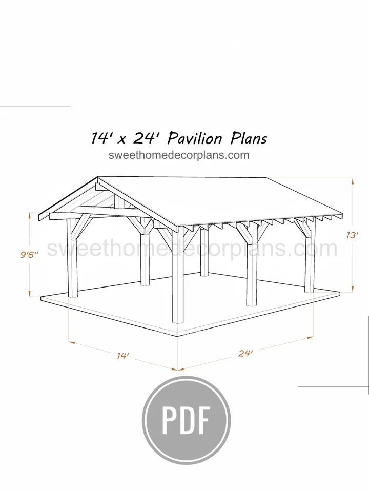 Diy 14 x 24 gable pavilion plans pdf. Carport pdf plans. Wooden outdoor pavilion gazebo plans pdf. Diy backyard pergola plans for outdoor