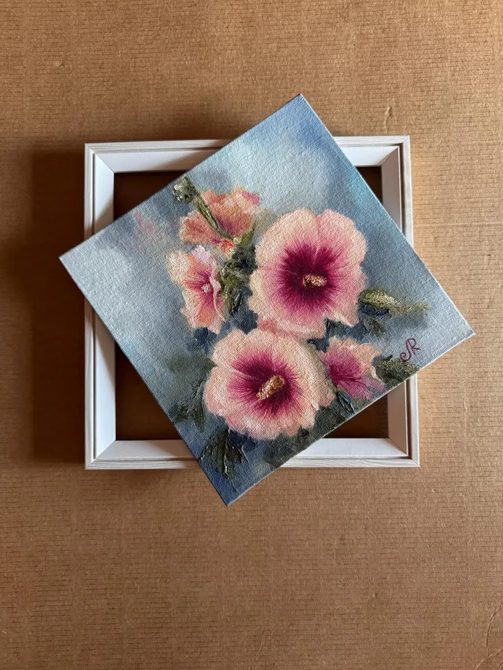 Flowers Original Painting Floral Wall Art Flowers Oil Art