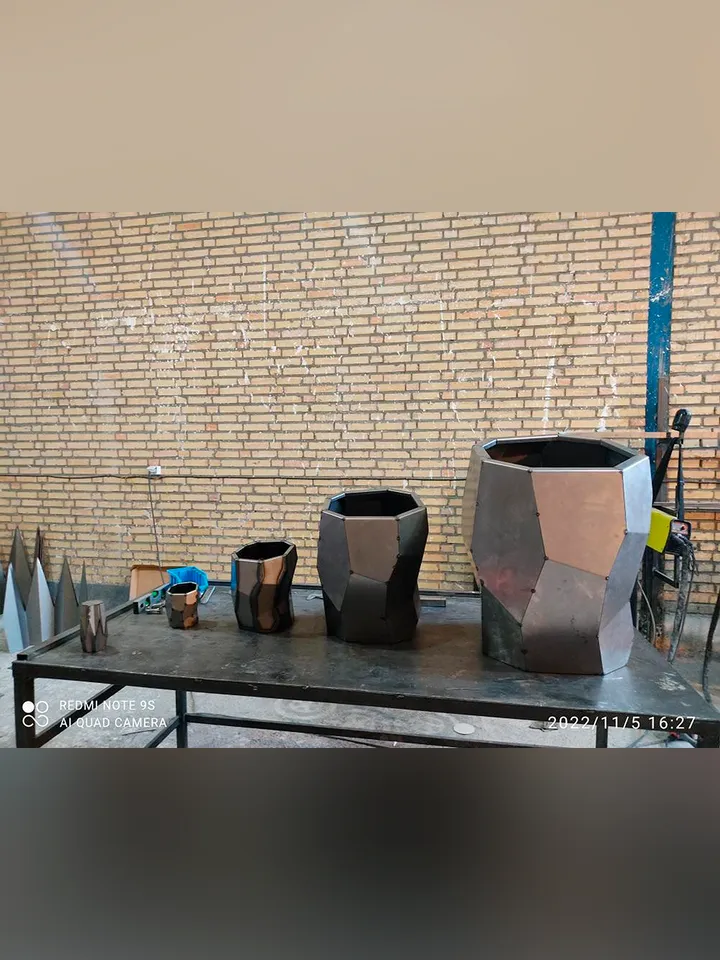 Welding Project Plans Drawings Rock Planter (DXF, PDF)