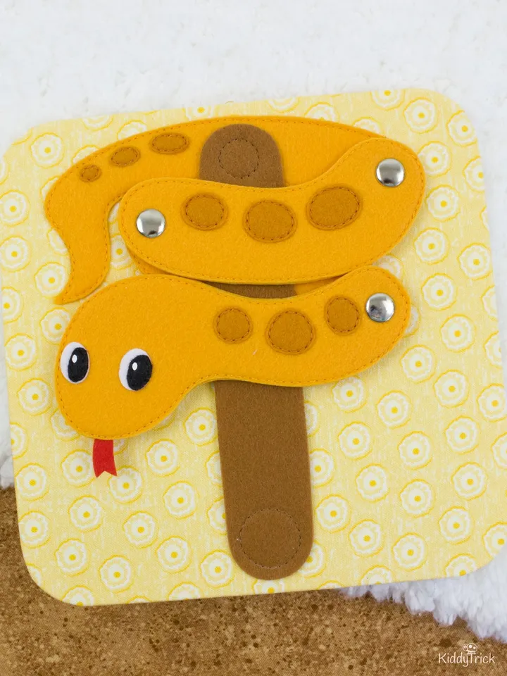 Snake - Felt Applique - Sewing Pattern
