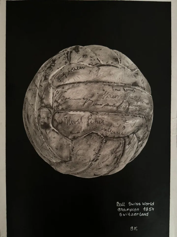 “World Cup ball”1954Switzerland№5 from 16 pcs“ art collection 4
