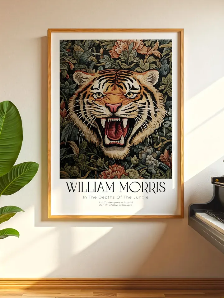 William Morris Wall Art, Vintage Botanical Print, Floral Poster Arts Decor, Digital Download, William Morris Print Digital Download AA1