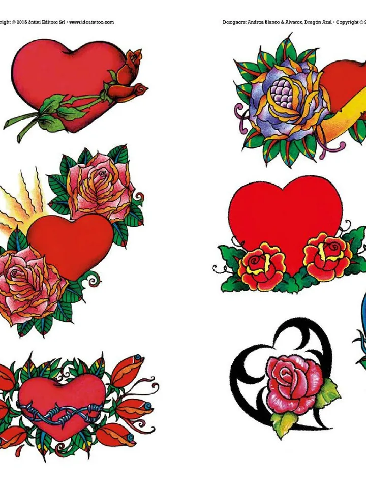 200 Rose Tattoo