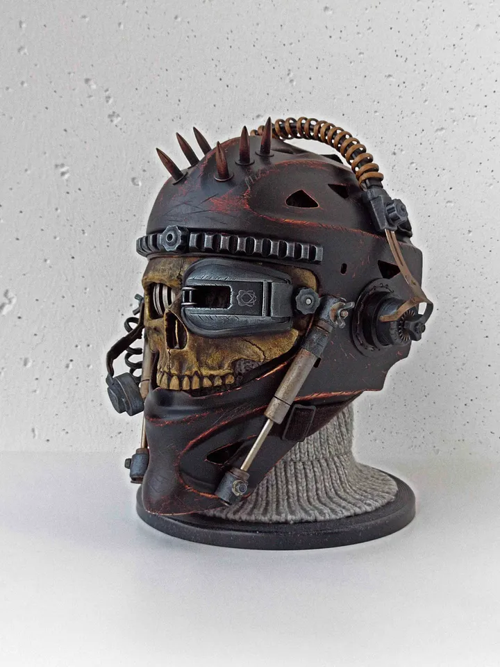 Post-apocalyptic hockey mask