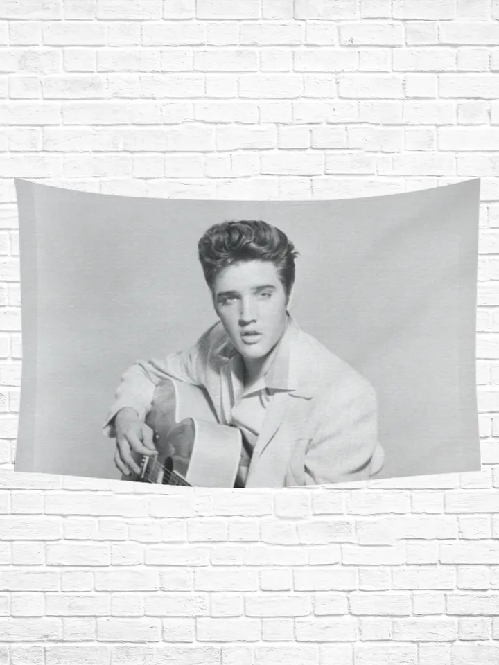 Elvis Wall Tapestry, Cotton Linen Wall Hanging