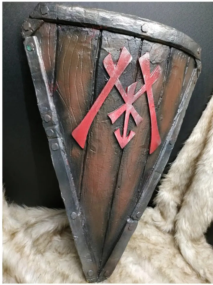 LARP shield - Skaven - clan Mors - Warhammer - Fantasy Battle - Stormvermin larp