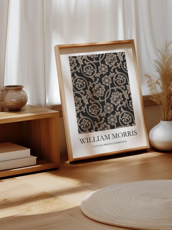 William Morris Style Wall Art Print Museum Poster Home Decor Interior Design Pattern Vintage Painting Textile Gallery Gift Digital Download