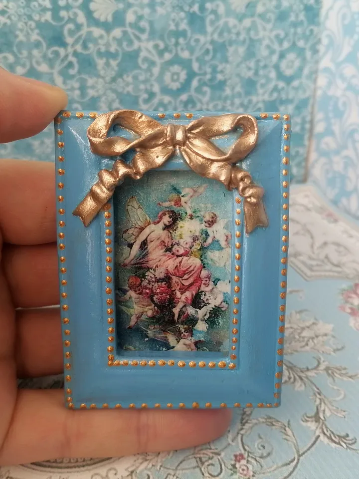 Paintings for a dollhouse. 1:12. Handmade. Paintings in miniature. Vintage paintings.