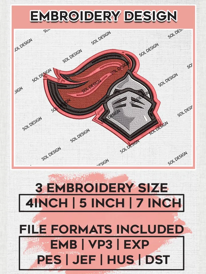 NCAA Rutgers Scarlet Knights Team Head Mascot Logo Machine Embroidery Design, NCAA Rutgers Scarlet Knights Team Design Design files, NCAA Team Embroidery Designs, NCAA Machine Embroidery Designs, Digital Download