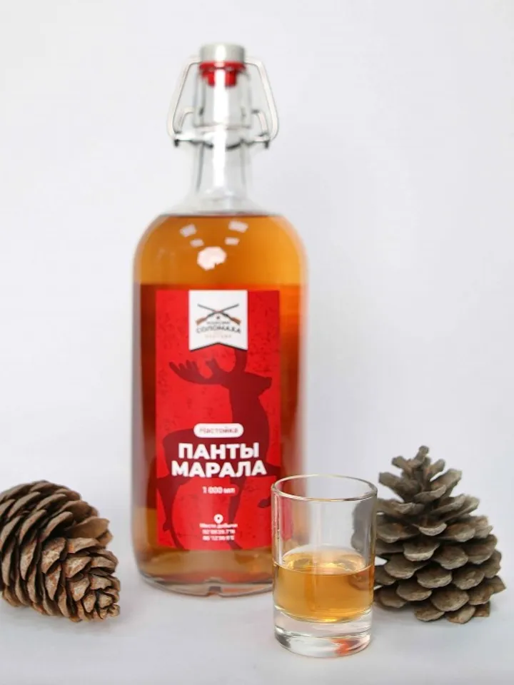 Maral antler tincture 100%, 1000 ml