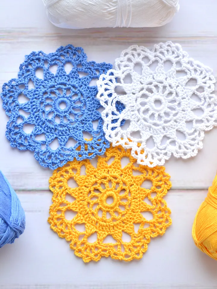 Crochet Coasters Pattern