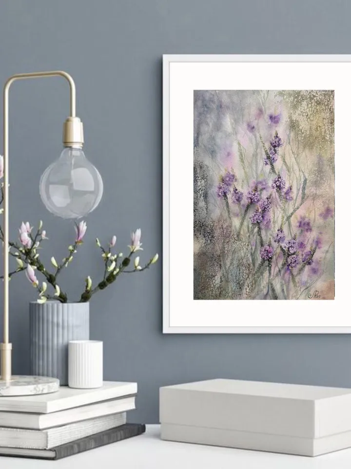 Wildflowers Painting Original Watercolor Flowers Wall Art Floral Artwork