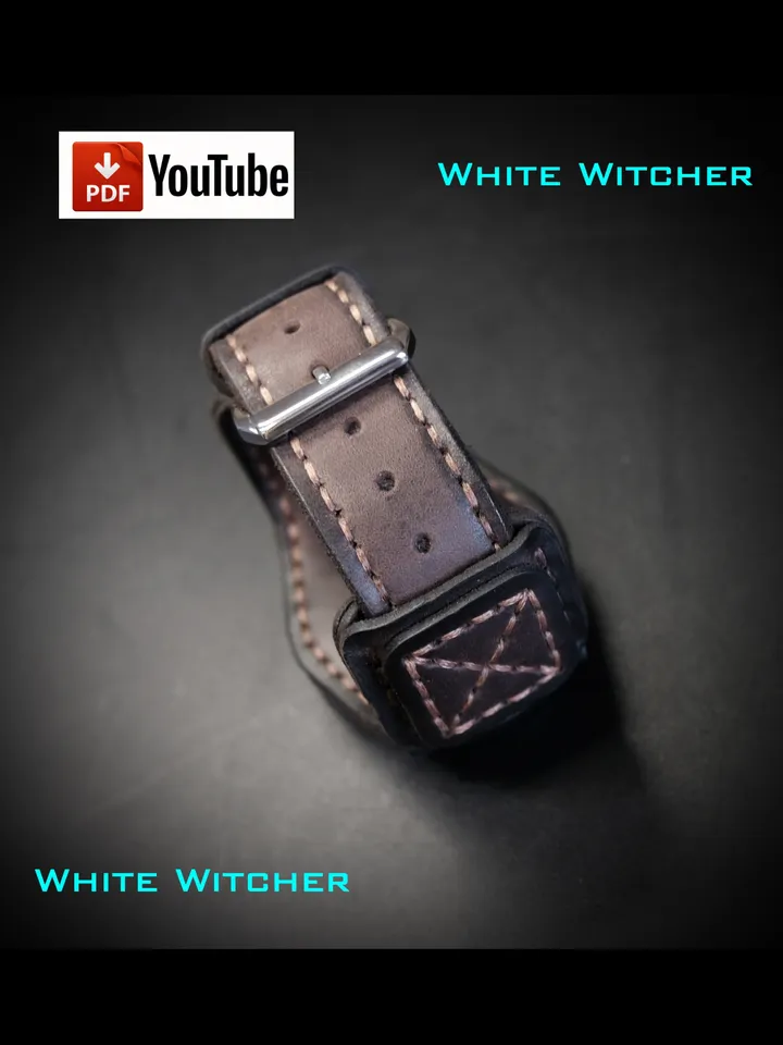 Watch strap - pdf leather pattern.OTH26