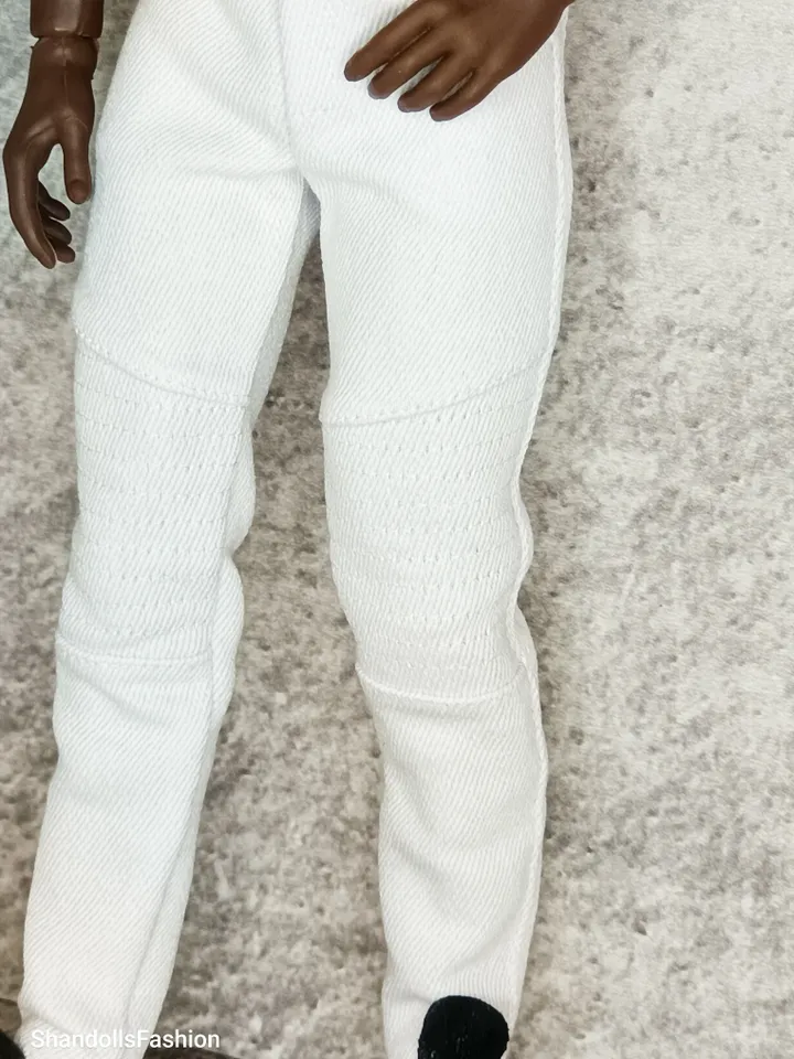 White jeans for JHD Mizi Adonis