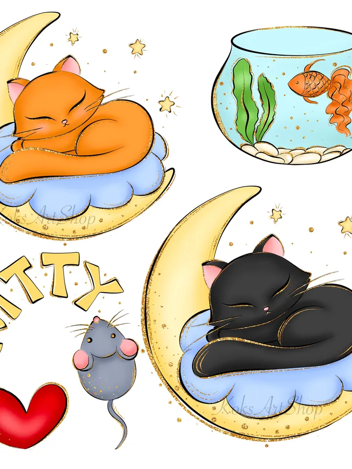 котенок PNG, котенок png, кот, клипарт котенок, кот png, милый клипарт