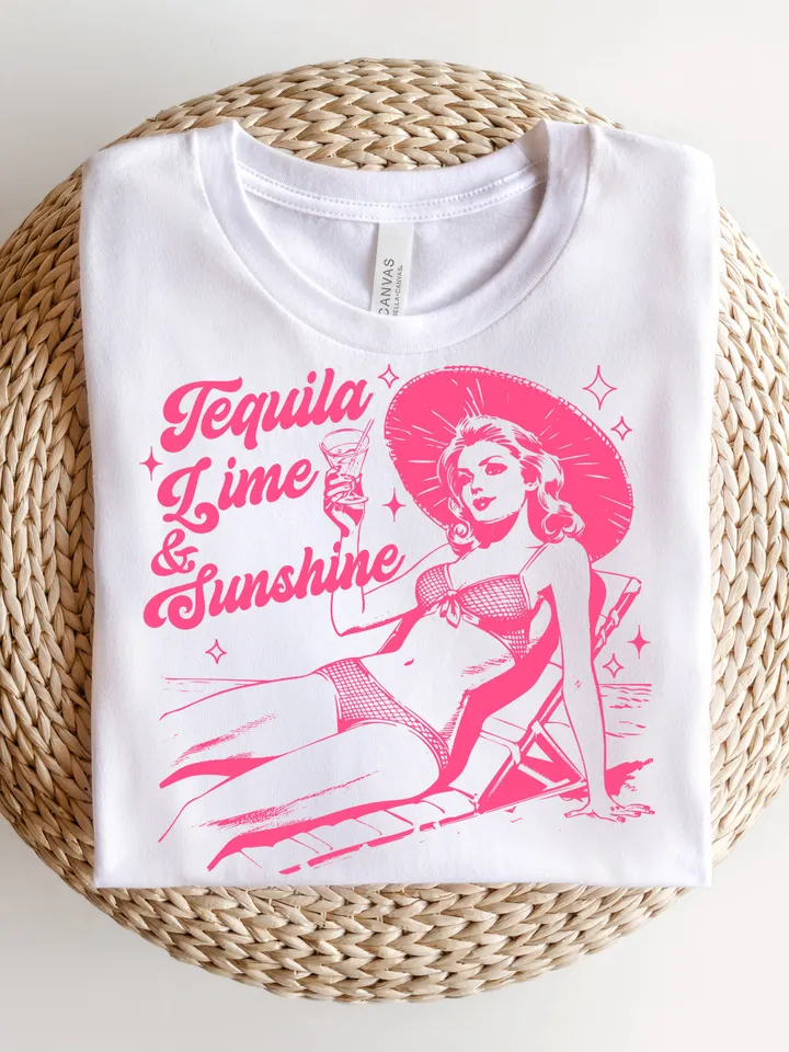 Tequila Lime and Sunshine,Cinco De Mayo,Summer png,Girls Trip png,Social Club Png Cocktail png Tequila png, Trendy Vintage Retro Art