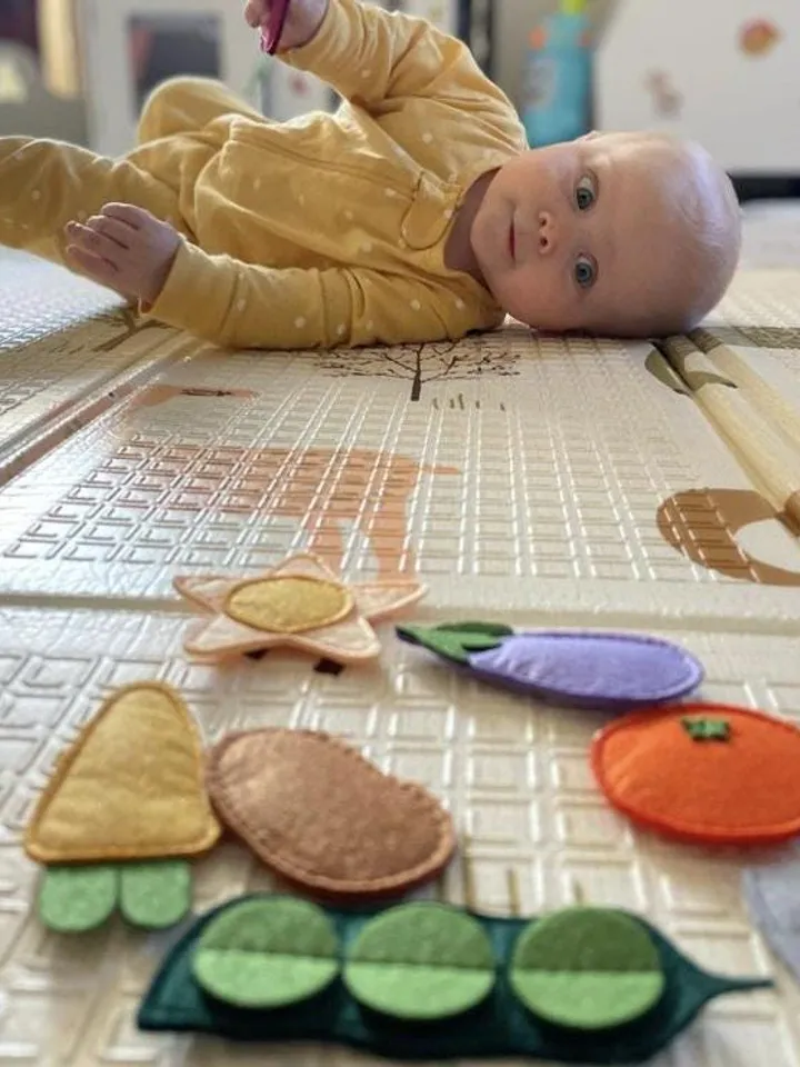Quiet book Sun, Felt activity book for toddlers, Montessori busy book, Soft sensory book, baptism baby gift, Felt toys, Kinderkrama