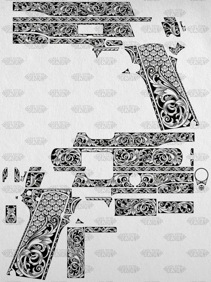 VECTOR DESIGN Ruger SR 1911 Scrollwork